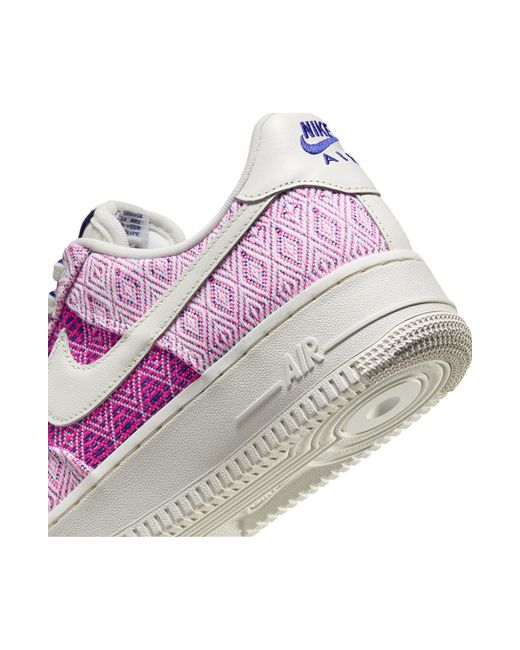 Nike Purple Air Force 1 '07 Basketball Sneaker