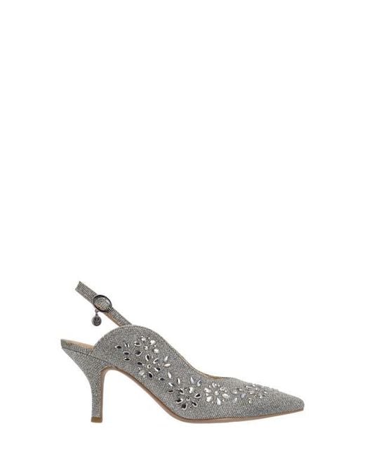 J. Reneé Gray Solara Pointed Toe Slingback Pump