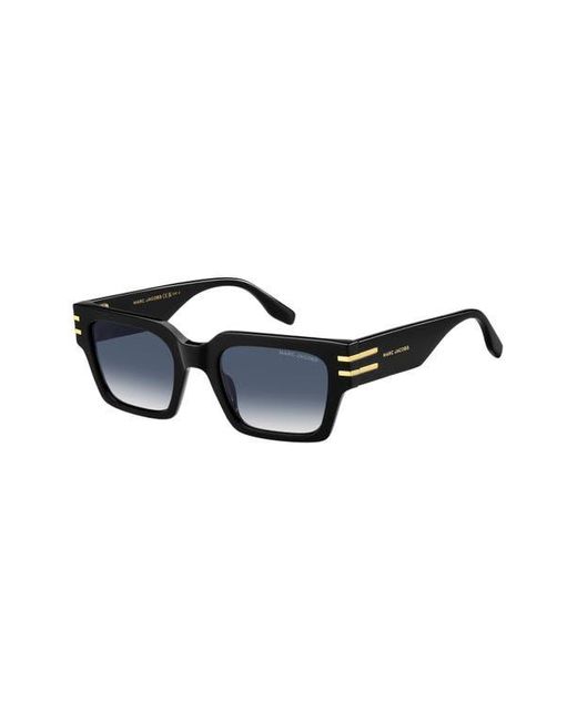 Marc Jacobs Black 52Mm Gradient Rectangular Sunglasses