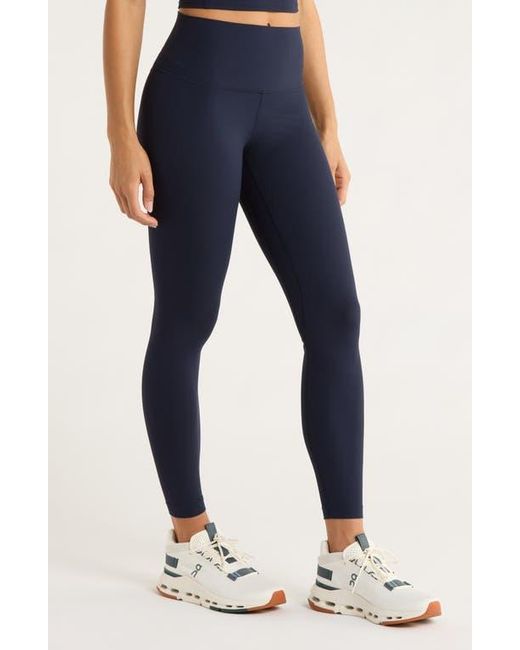 Mpg Blue Ribbed Leggings