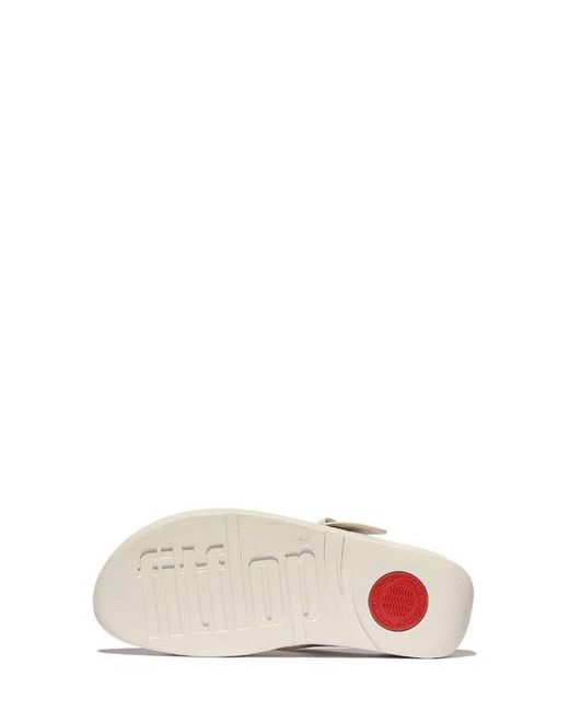 Fitflop Metallic Lulu Buckle Flip Flop