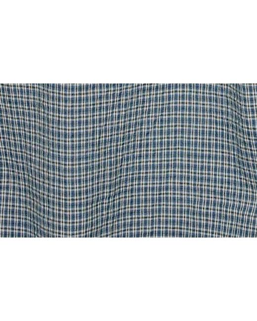 Princess Polly Women's Blue Cartmel Check Maxi Dress - www.thefunkyskunk.ie