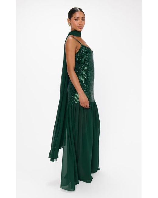 Show Me Your Mumu Women's Green Dalia Maxi Dress