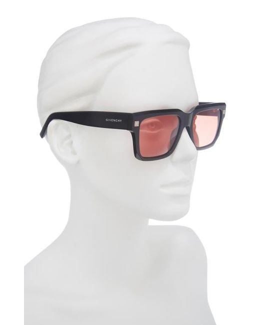 Givenchy Pink Gv Day Square Sunglasses