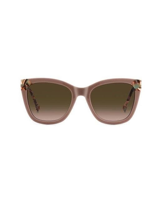 Carolina Herrera Multicolor Her 54Mm Gradient Rectangular Sunglasses