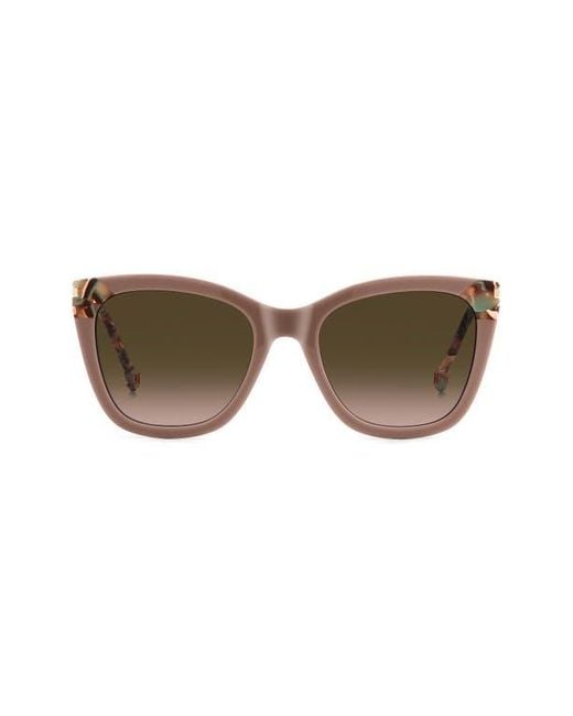 Carolina Herrera Multicolor Her 54Mm Gradient Rectangular Sunglasses