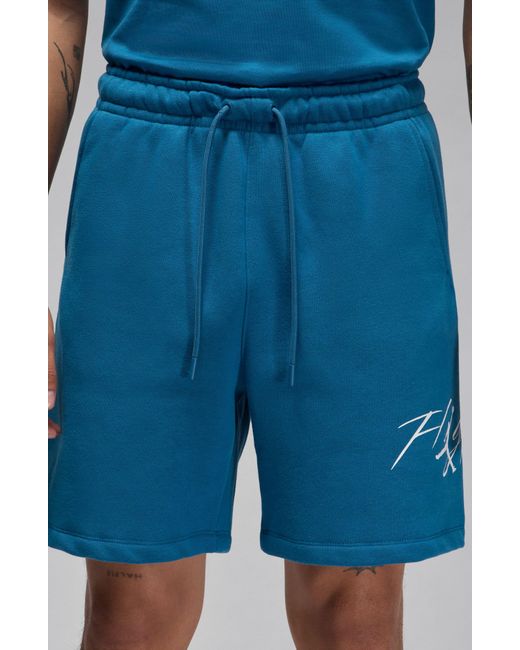 Nike Blue Fleece Sweat Shorts for men