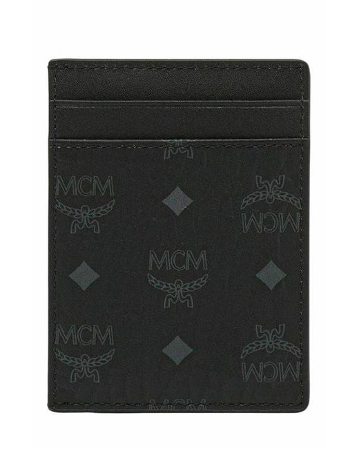 MCM Black Aren Card Case for men