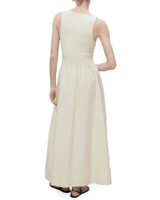 slim fit dress slacks Shop White Square Neck Fit And Flare With Hem Ruffle Maxi Dress - for Women  | OUTZIDR main image 1