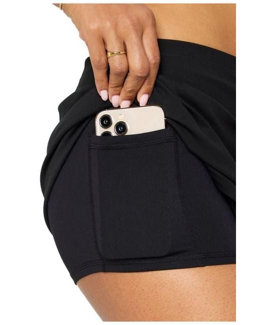 Fabletics Black Pureluxe Mini Skirt