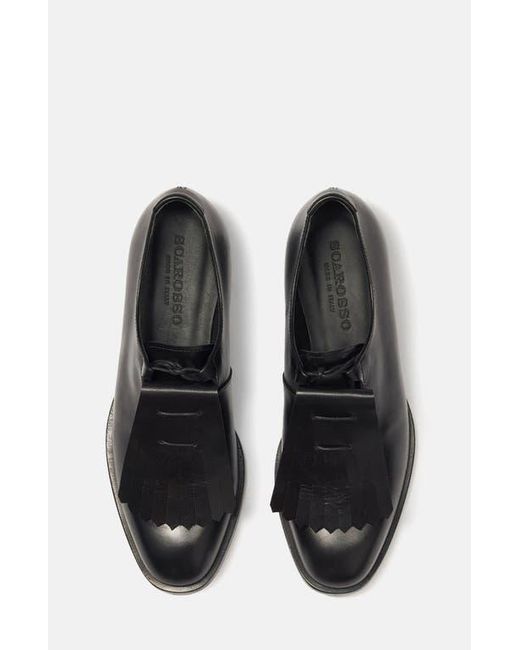 Scarosso Black Ester Monk Strap Shoes