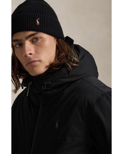 Polo Ralph Lauren Black The Eastview Hooded Jacket for men