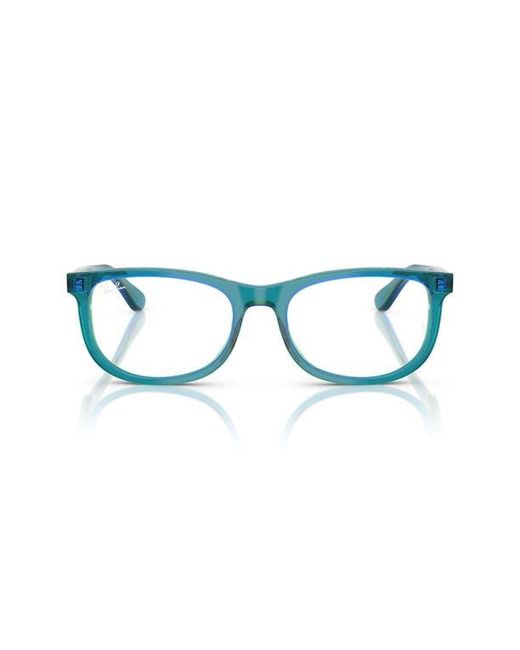 Ray-Ban Blue 46Mm Rectangle Optical Glasses