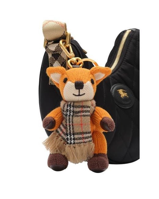 Burberry White Fox Charm