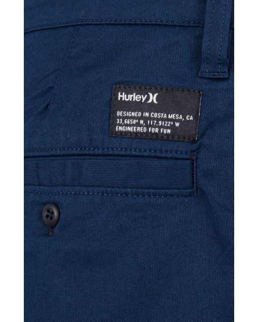 Hurley Blue Icon Walk Shorts for men