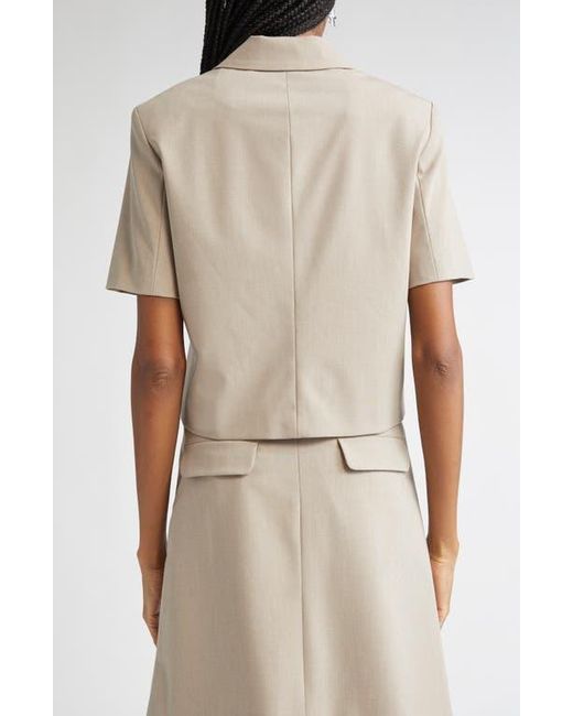 Sandy Liang Natural Beverly Jacket