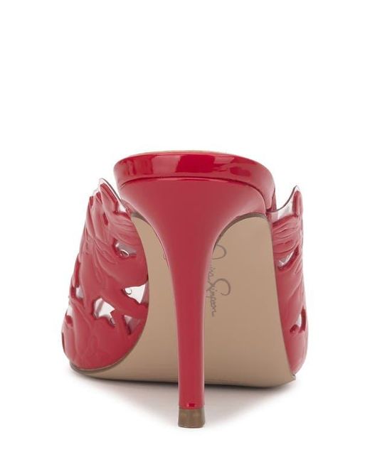 Jessica Simpson Red Justera Slide Sandal