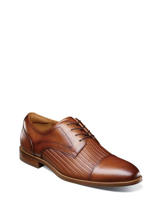 Florsheim Brown Rucci Cap Toe Derby for men