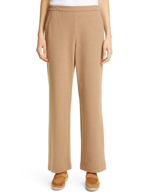 Lafayette 148 New York Natural Webster Ultra Comfort French Terry Pants