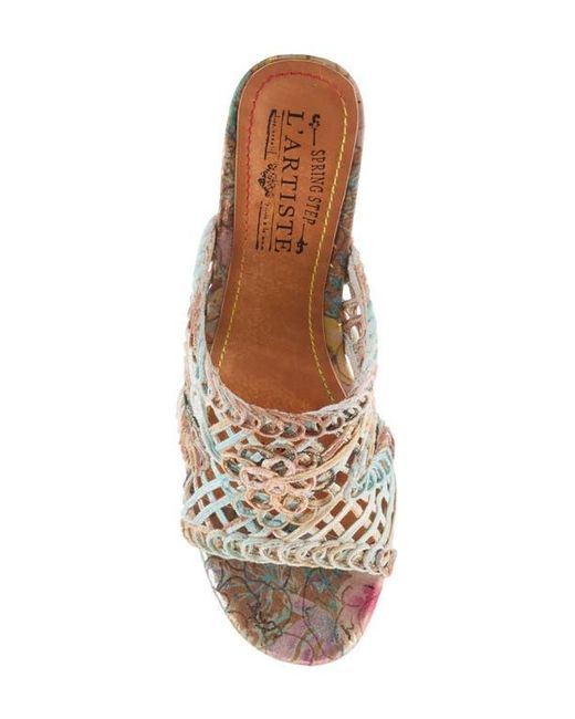 Spring Step White Lacyloops Sandal