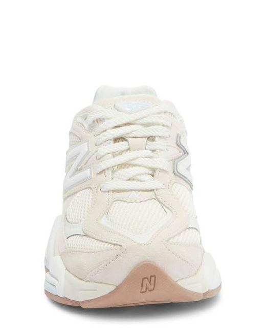 New Balance White Gender Inclusive 9060 Sneaker