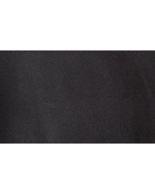 Zimmermann Black Long Sleeve Silk Wrap Top