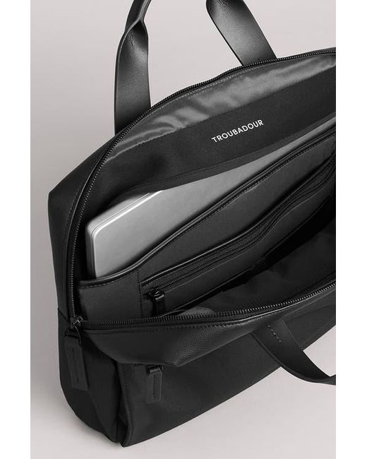 Troubadour Black Apex Briefcase
