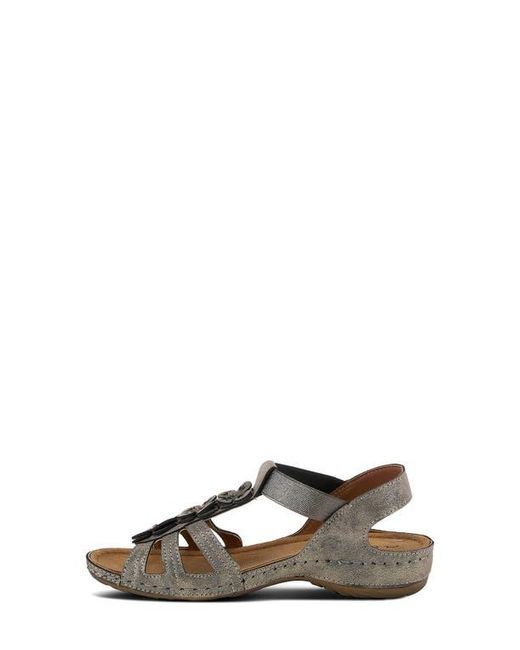 Flexus by Spring Step Brown Adede Cage Sandal