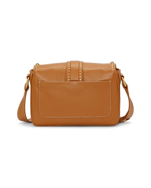 Vince Camuto Brown Macey Leather Crossbody Bag