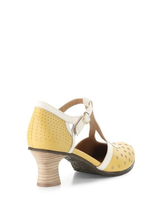 Fly London Metallic Blef T-Strap Pump