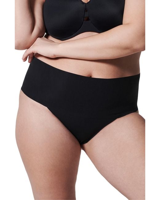 Spanx Black Spanxsmooth Undie-Tectable Thong