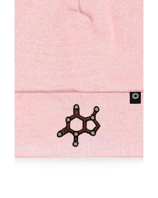 Alix Pink Molecule Beanie for men