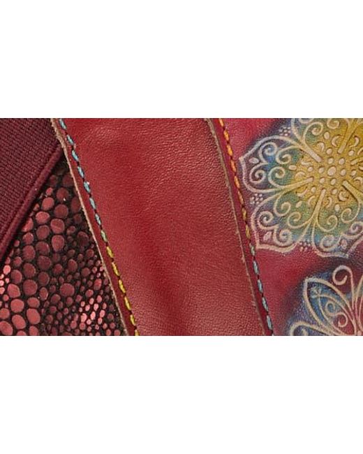 Spring Step Red Lata Flat