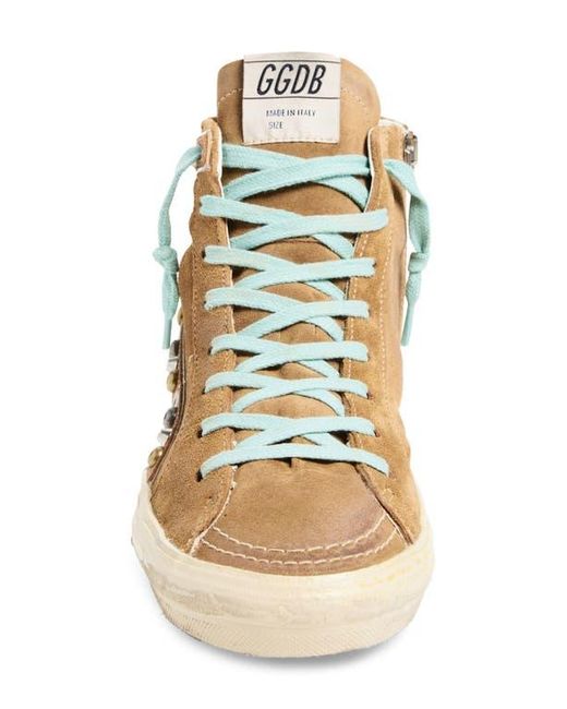 Golden Goose Deluxe Brand Natural Slide Classic High Top Sneaker
