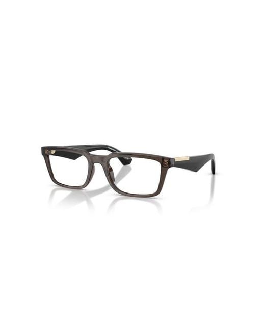 Burberry Gray 54Mm Rectangle Optical Glasses for men