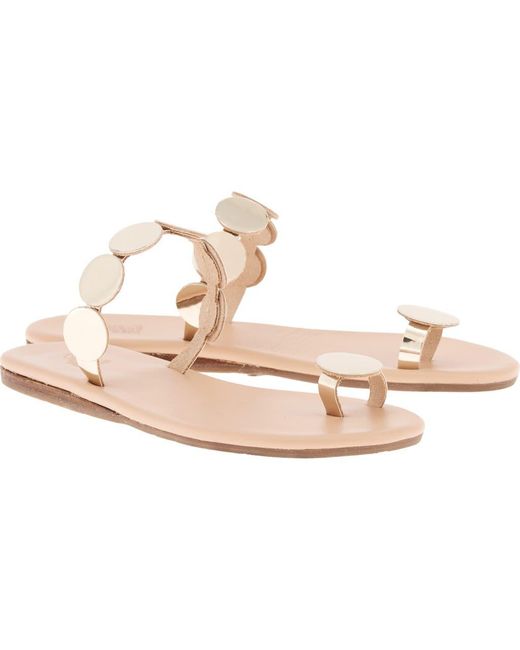 Ancient Greek Sandals Women's Pink Dirki Discs Sandal