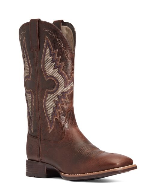Ariat Brown Solado Venttek Western Boot for men