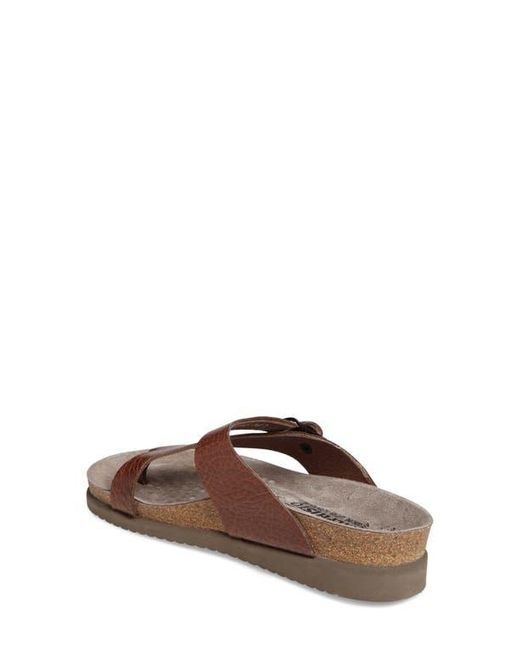 Mephisto Brown Helen Toe Loop Sandal
