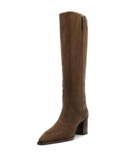 SCHUTZ SHOES Brown Raffaela Up Mid Boot