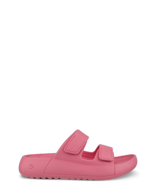 Ecco Pink Cozmo E Water Resistant Slide Sandal for men