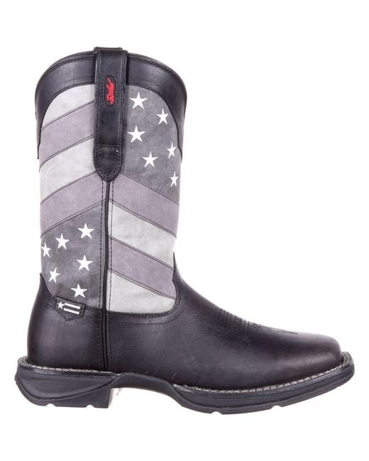 Durango Purple Faded Flag Western Boot for men