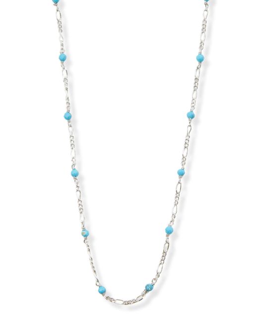 Argento Vivo Sterling Silver Blue Argento Vivo Sterling Turquoise Figar Chain Necklace At Nordstrom