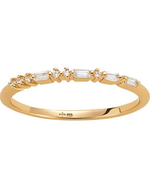 MADE BY MARY Metallic Ily Morse Code Ring