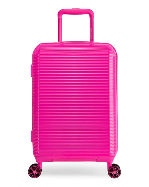 VACAY Pink Future 20-inch Spinner Suitcase