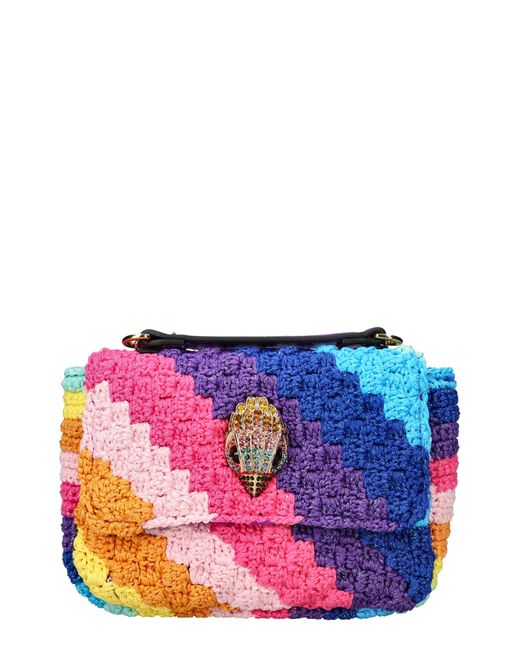 Kurt Geiger Medium Kensington Crochet Convertible Shoulder Bag Lyst