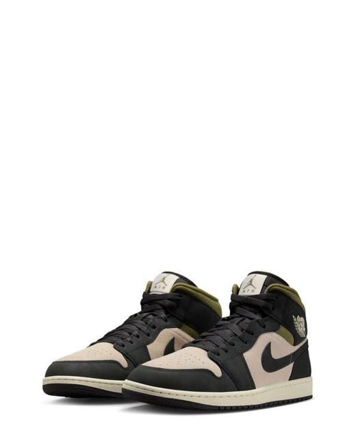Nike Black Air 1 Mid Se Sneaker for men