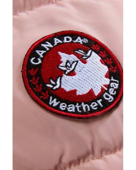 canada weather gear Pink Quilted Winter Jacket