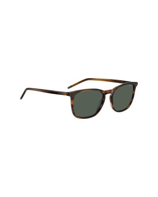 HUGO Green 53Mm Rectangular Sunglasses for men