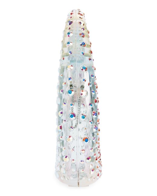 L'ALINGI Multicolor Melini Crystal Embellished Resin Clutch