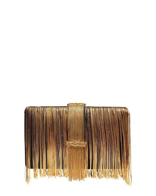 Simitri Brown Chunky Clutch